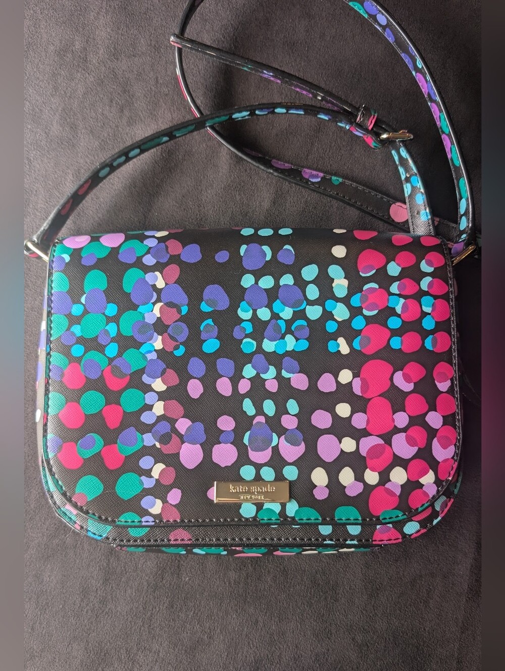 Kate Spade Laurel Way Dotty Plaid Carsen Crossbody Bag - NWOT